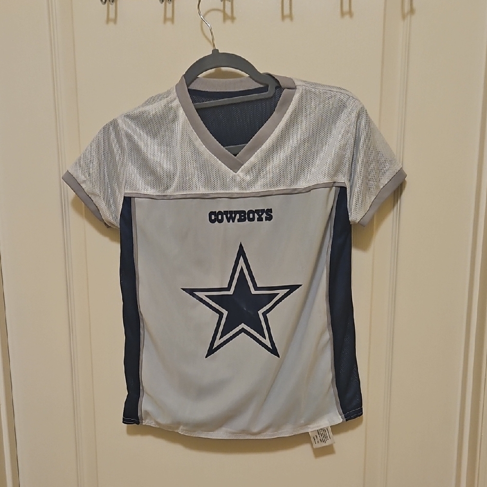 NFL FOOTBALL Reversable Jersey YM Blue Gray Big Star Big NFL On Back Or Blue
